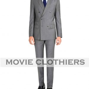 Colin Firth Grey Kingsman Suit