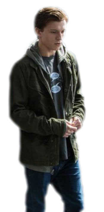 Spiderman Homecoming Tom Holland Green Cotton Jacket